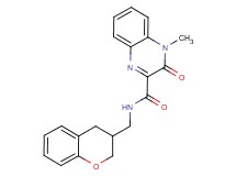 N-(3,4-dihydro-2H-chromen-3-ylmethyl)-4-methyl-3-oxo-3,4-dihydroquinoxaline-2-carboxamide