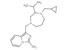 1-{[4-(cyclopropylmethyl)-3-isopropyl-1,4-diazepan-1-yl]methyl}-3-methylimidazo[1,5-a]pyridine