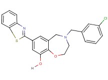 7-(1,3-benzothiazol-2-yl)-4-(3-chlorobenzyl)-2,3,4,5-tetrahydro-1,4-benzoxazepin-9-ol