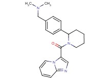1-{4-[1-(imidazo[1,2-a]pyridin-3-ylcarbonyl)-2-piperidinyl]phenyl}-N,N-dimethylmethanamine