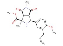 methyl (1R*,3S*,3aR*,6aS*)-3-(3-allyl-4-methoxyphenyl)-1,5-dimethyl-4,6-dioxooctahydropyrrolo[3,4-c]pyrrole-1-carboxylate