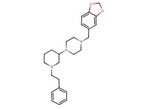 1-(1,3-benzodioxol-5-ylmethyl)-4-[1-(2-phenylethyl)-3-piperidinyl]piperazine