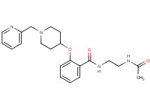 N-[2-(acetylamino)ethyl]-2-{[1-(2-pyridinylmethyl)-4-piperidinyl]oxy}benzamide