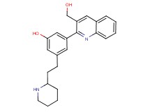 3-[3-(hydroxymethyl)quinolin-2-yl]-5-(2-piperidin-2-ylethyl)phenol