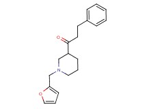 1-[1-(2-furylmethyl)-3-piperidinyl]-3-phenyl-1-propanone