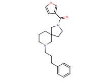 2-(3-furoyl)-7-(3-phenylpropyl)-2,7-diazaspiro[4.5]decane