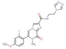 6-(2-fluoro-4-methoxyphenyl)-7-methyl-8-oxo-N-[2-(4H-1,2,4-triazol-4-yl)ethyl]-7,8-dihydroimidazo[1,2-a]pyrazine-2-carboxamide