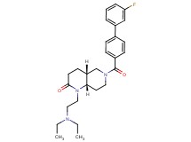 (4aR*,8aS*)-1-[2-(diethylamino)ethyl]-6-[(3'-fluoro-4-biphenylyl)carbonyl]octahydro-1,6-naphthyridin-2(1H)-one