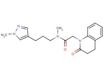 N-methyl-N-[3-(1-methyl-1H-pyrazol-4-yl)propyl]-2-(2-oxo-3,4-dihydroquinolin-1(2H)-yl)acetamide