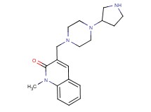 1-methyl-3-{[4-(3-pyrrolidinyl)-1-piperazinyl]methyl}-2(1H)-quinolinone dihydrochloride