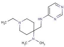 N-{[4-(dimethylamino)-1-ethylpiperidin-4-yl]methyl}pyrimidin-4-amine