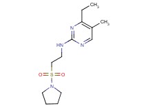 4-ethyl-5-methyl-N-[2-(pyrrolidin-1-ylsulfonyl)ethyl]pyrimidin-2-amine