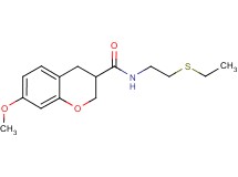 N-[2-(ethylthio)ethyl]-7-methoxychromane-3-carboxamide