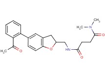 N'-{[5-(2-acetylphenyl)-2,3-dihydro-1-benzofuran-2-yl]methyl}-N,N-dimethylsuccinamide