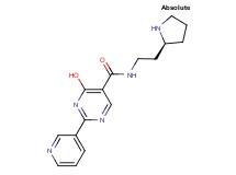 4-hydroxy-2-(3-pyridinyl)-N-{2-[(2S)-2-pyrrolidinyl]ethyl}-5-pyrimidinecarboxamide dihydrochloride