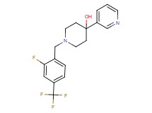 1-[2-fluoro-4-(trifluoromethyl)benzyl]-4-pyridin-3-ylpiperidin-4-ol