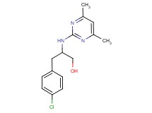 3-(4-chlorophenyl)-2-[(4,6-dimethylpyrimidin-2-yl)amino]propan-1-ol