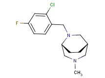 (1S*,5R*)-6-(2-chloro-4-fluorobenzyl)-3-methyl-3,6-diazabicyclo[3.2.2]nonane
