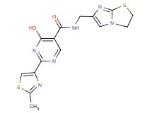 N-(2,3-dihydroimidazo[2,1-b][1,3]thiazol-6-ylmethyl)-4-hydroxy-2-(2-methyl-1,3-thiazol-4-yl)pyrimidine-5-carboxamide