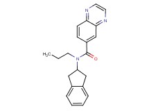 N-(2,3-dihydro-1H-inden-2-yl)-N-propylquinoxaline-6-carboxamide