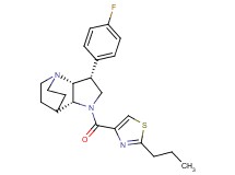 (2R*,3R*,6R*)-3-(4-fluorophenyl)-5-[(2-propyl-1,3-thiazol-4-yl)carbonyl]-1,5-diazatricyclo[5.2.2.0~2,6~]undecane