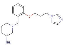 1-{2-[3-(1H-imidazol-1-yl)propoxy]benzyl}-3-piperidinamine dihydrochloride