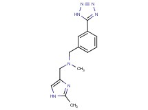 N-methyl-1-(2-methyl-1H-imidazol-4-yl)-N-[3-(1H-tetrazol-5-yl)benzyl]methanamine