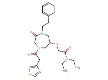N,N-diethyl-2-{[2-oxo-1-(2-phenylethyl)-4-(1,3-thiazol-4-ylacetyl)-1,4-diazepan-6-yl]oxy}acetamide