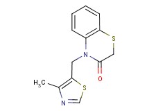 4-[(4-methyl-1,3-thiazol-5-yl)methyl]-2H-1,4-benzothiazin-3(4H)-one