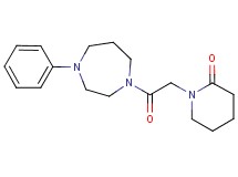 1-[2-oxo-2-(4-phenyl-1,4-diazepan-1-yl)ethyl]piperidin-2-one