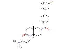 (4aR*,8aS*)-1-[3-(dimethylamino)propyl]-6-[(3'-fluoro-4-biphenylyl)carbonyl]octahydro-1,6-naphthyridin-2(1H)-one
