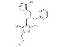 2-(3,5-dimethyl-4-{[[(3-methyl-2-thienyl)methyl](pyridin-2-ylmethyl)amino]methyl}-1H-pyrazol-1-yl)ethanol
