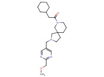 7-(cyclohexylacetyl)-2-{[2-(methoxymethyl)pyrimidin-5-yl]methyl}-2,7-diazaspiro[4.5]decane