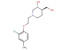 (3R*,4R*)-1-[2-(2-chloro-4-methylphenoxy)ethyl]-4-(hydroxymethyl)-3-piperidinol