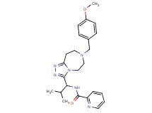 N-{1-[7-(4-methoxybenzyl)-6,7,8,9-tetrahydro-5H-[1,2,4]triazolo[4,3-d][1,4]diazepin-3-yl]-2-methylpropyl}-2-pyridinecarboxamide