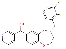 [4-(2,3-difluorobenzyl)-2,3,4,5-tetrahydro-1,4-benzoxazepin-7-yl](3-pyridinyl)methanol