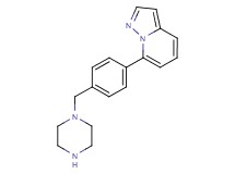 7-[4-(piperazin-1-ylmethyl)phenyl]pyrazolo[1,5-a]pyridine