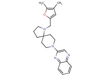 2-{1-[(4,5-dimethyl-2-furyl)methyl]-1,8-diazaspiro[4.5]dec-8-yl}quinoxaline
