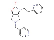 (3aS*,6aR*)-3-[2-(2-pyridinyl)ethyl]-5-(4-pyridinylmethyl)hexahydro-2H-pyrrolo[3,4-d][1,3]oxazol-2-one
