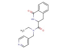 N-ethyl-1-oxo-N-(pyridin-4-ylmethyl)-1,2,3,4-tetrahydroisoquinoline-3-carboxamide