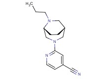 2-[(1R*,5R*)-6-propyl-3,6-diazabicyclo[3.2.2]non-3-yl]isonicotinonitrile