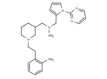 N-methyl-1-{1-[2-(2-methylphenyl)ethyl]-3-piperidinyl}-N-{[1-(2-pyrimidinyl)-1H-pyrrol-2-yl]methyl}methanamine