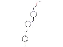 3-[2-(4-fluorophenyl)ethyl]-1-{[1-(2-methoxyethyl)-4-piperidinyl]methyl}piperidine