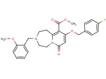 methyl 9-[(4-fluorobenzyl)oxy]-3-(2-methoxybenzyl)-7-oxo-1,2,3,4,5,7-hexahydropyrido[1,2-d][1,4]diazepine-10-carboxylate