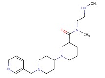 N-methyl-N-[2-(methylamino)ethyl]-1'-(pyridin-3-ylmethyl)-1,4'-bipiperidine-3-carboxamide