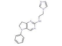 N-[2-(1H-imidazol-1-yl)ethyl]-5-phenyl-6,7-dihydro-5H-pyrrolo[3,2-d]pyrimidin-2-amine