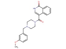 4-{[4-(3-methoxybenzyl)piperazin-1-yl]carbonyl}isoquinolin-1(2H)-one