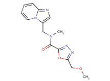 N-(imidazo[1,2-a]pyridin-3-ylmethyl)-5-(methoxymethyl)-N-methyl-1,3,4-oxadiazole-2-carboxamide