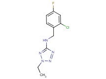 N-(2-chloro-4-fluorobenzyl)-2-ethyl-2H-tetrazol-5-amine