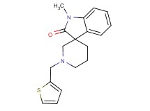 1-methyl-1'-(2-thienylmethyl)spiro[indole-3,3'-piperidin]-2(1H)-one